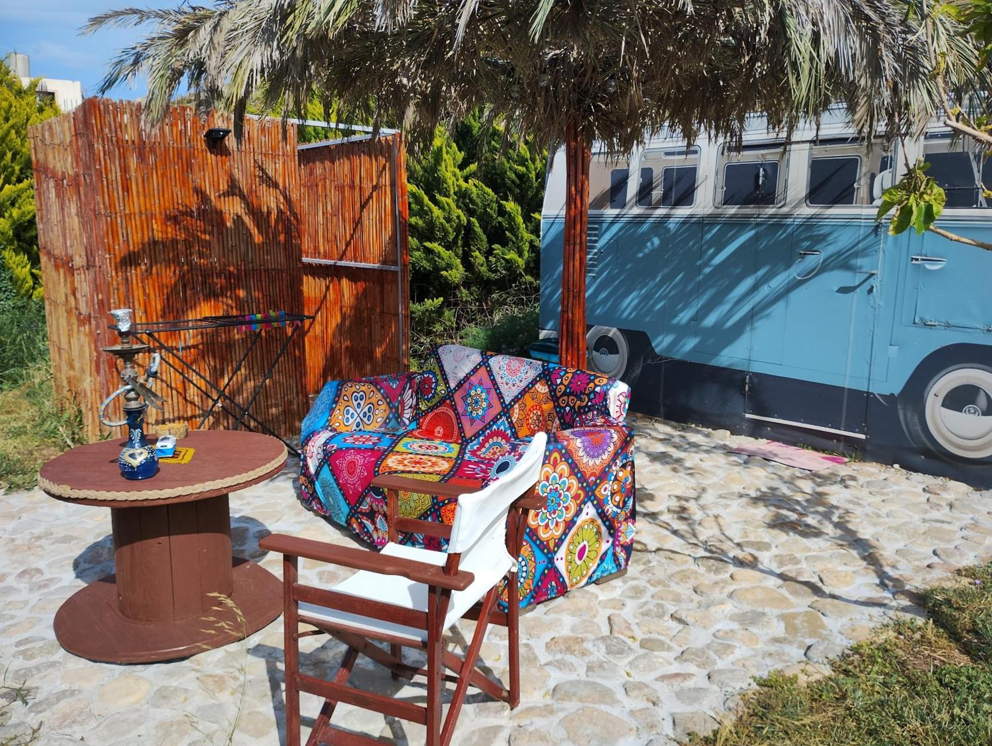 Cornelia Hippie Magic Bus Villa Kíssamos Dış mekan fotoğraf