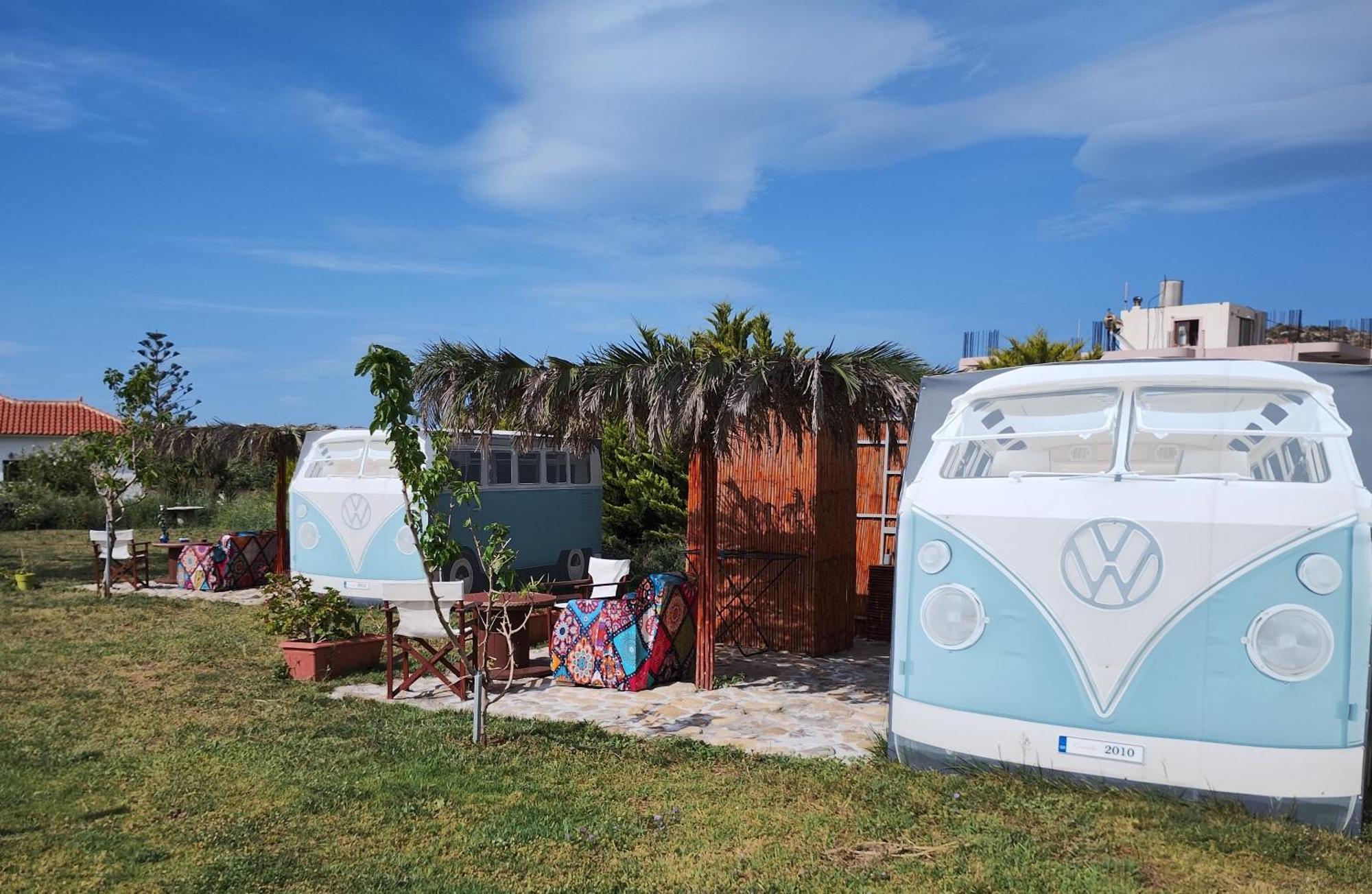 Cornelia Hippie Magic Bus Villa Kíssamos Dış mekan fotoğraf