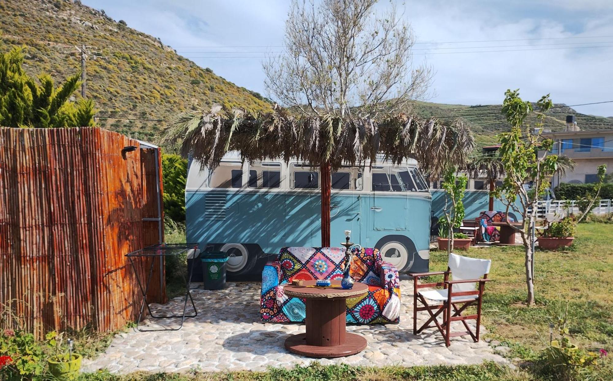 Cornelia Hippie Magic Bus Villa Kíssamos Dış mekan fotoğraf